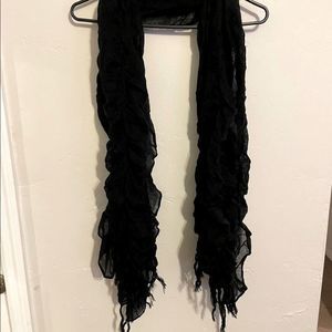 Black Knit Scarf